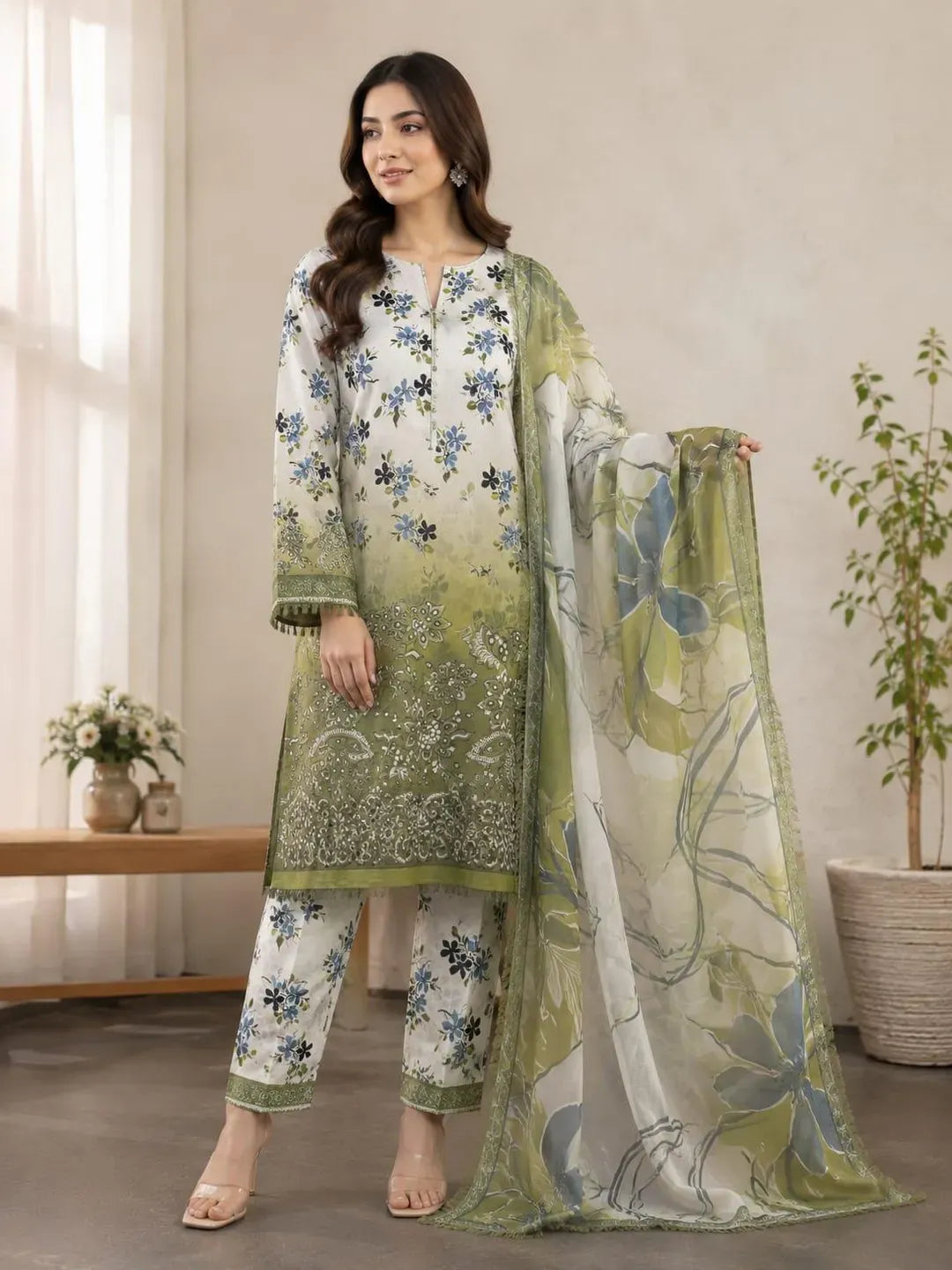 Bareeze Embroidery Lawn 3Pice