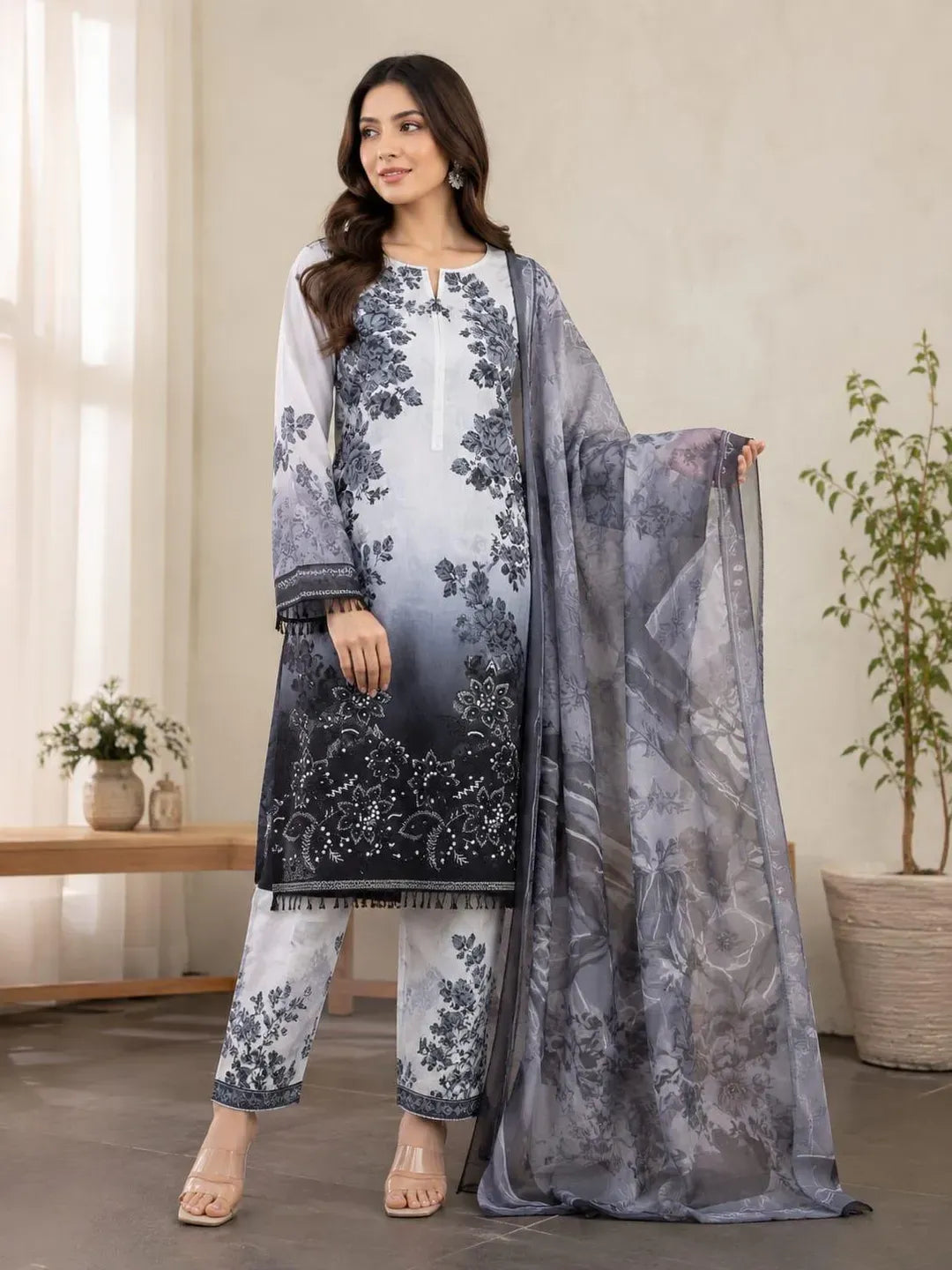 Bareeze Embroidery Lawn 3Pice