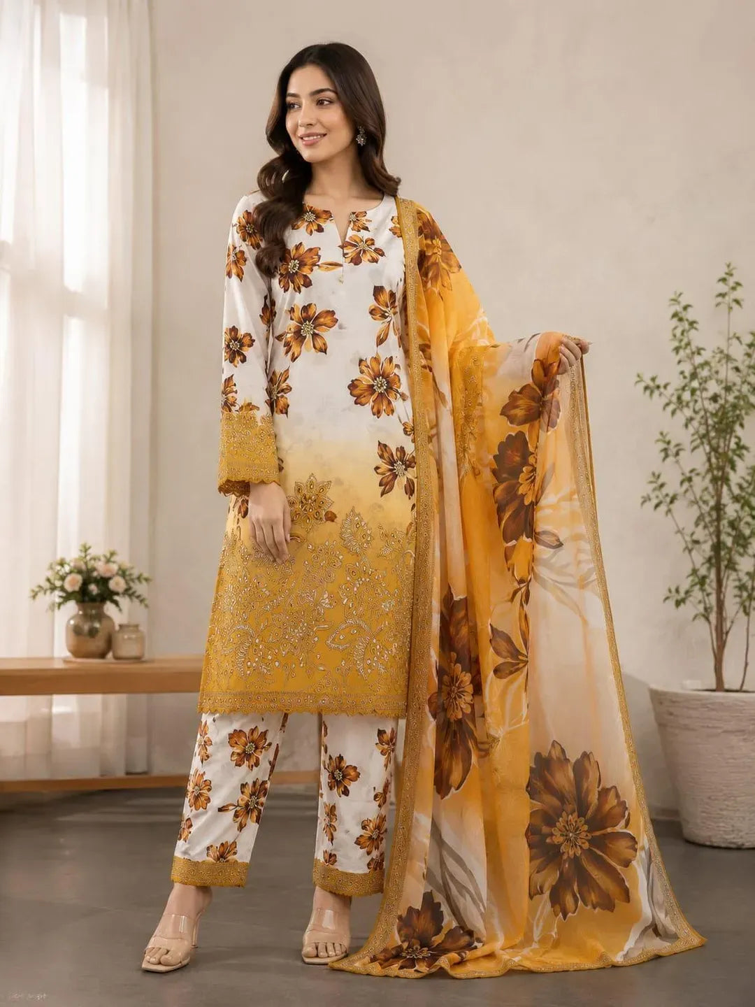 Bareeze Embroidery Lawn 3Pice