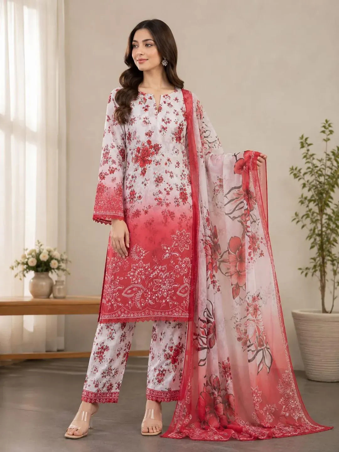 Bareeze Embroidery Lawn 3Pice