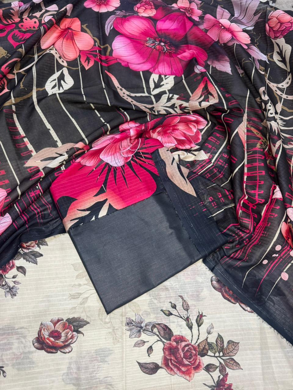 Alkaram Deoria Printed Lawn 3Pice