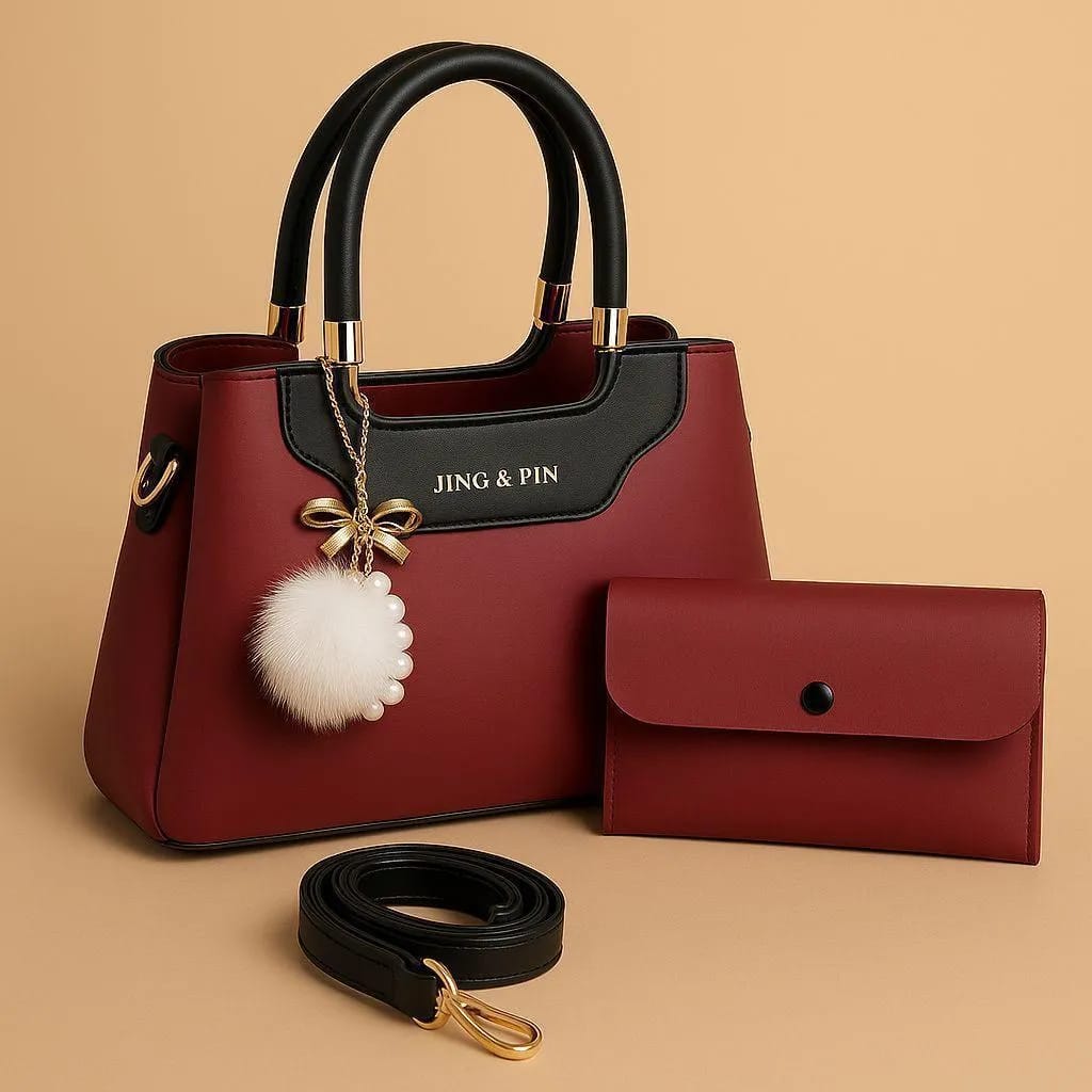 Woman Hand Bag & Wallet Set