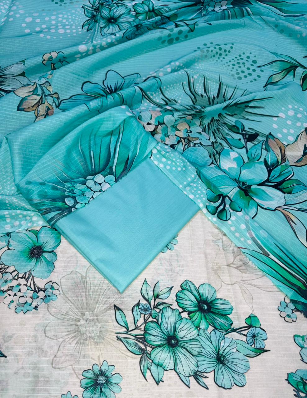 Alkaram Deoria Printed Lawn 3Pice
